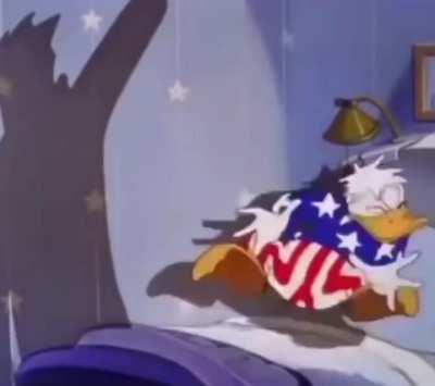 Donald Duck was always suspicious