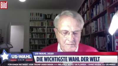 Josef Joffe schreibt live bei Bild einen Leitartikel für Die Zeit und hat deshalb keine Zeit.