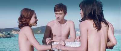 Fiona Wang, Ching-Man Chin, Adonis He & Jackie Chow - Utopians (HK2015) - Board game on the rocks