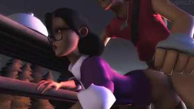 Miss Pauling getting fucked on New Years (Riversizd) [Team Fortress 2]