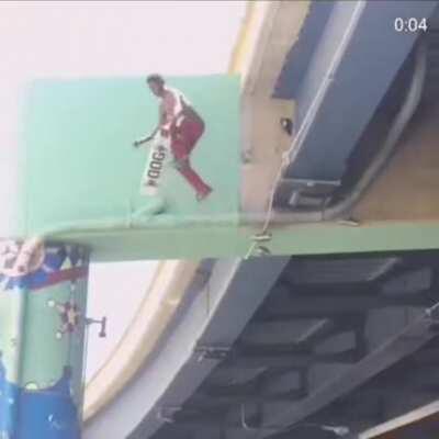 HMFT after I attempt to skateboard from the underpass
