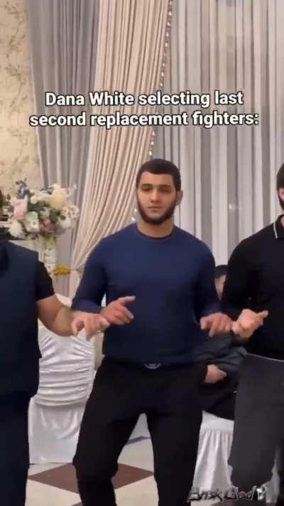 Dana doing his best to find last minute replacement