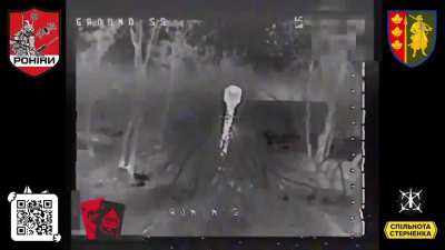 Ukrainian Ronin UAS Battalion of the 65th Mechanized Brigade hit Russian logistics and troop transport routes. Zaporizhia direction. October 2025, published 09.10.2025