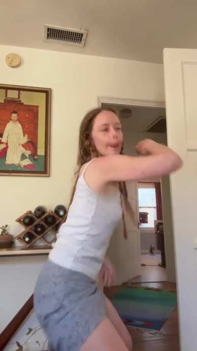 Suzanna Son throwing it back