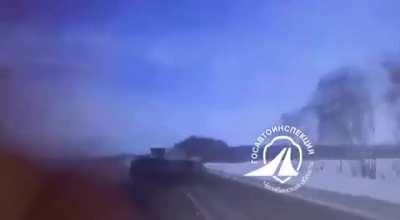 Falling asleep at the wheel, Chelyabinsk, Russia