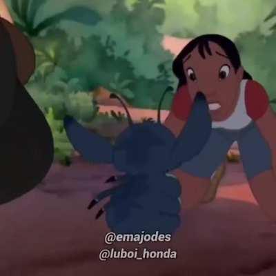 Stitch grosero XD