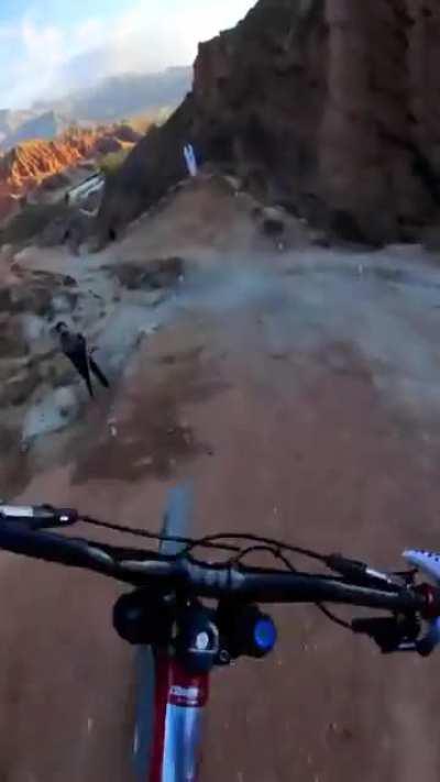 This insane bike trail in China