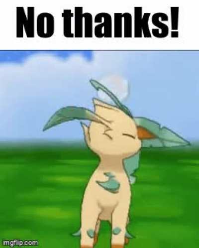 Leafeon Gif I made in imgflip 
