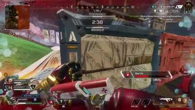 Even if you just got respawned and have no ammo, stay in the fight! You might just hit every shot with a p2020! Who knows what can happen.....