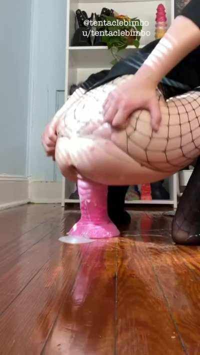 I love riding on massive dildos, the bigger the better!