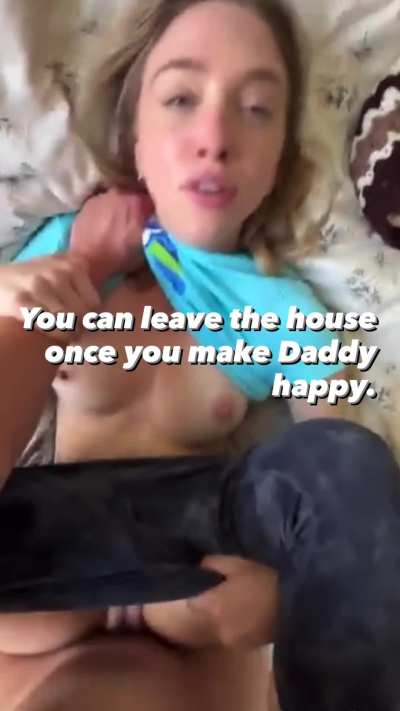 Daughter can leave house only after making daddy happy