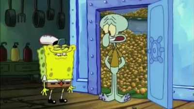 SpongeBob's face lol