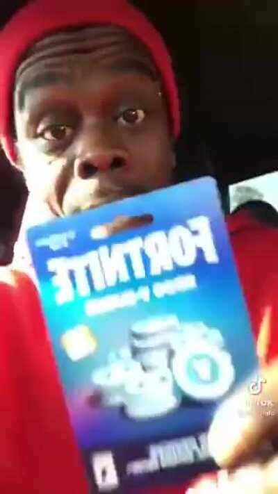 19 dollar fortnite card 🤑🤑