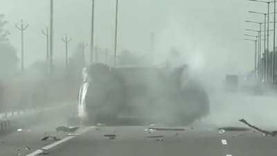 Live Accident in india