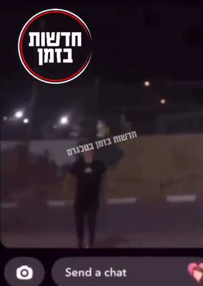 Man watching Iranian missiles land gets hit my car