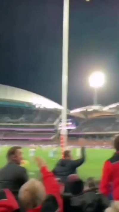 To catch a ball with the child