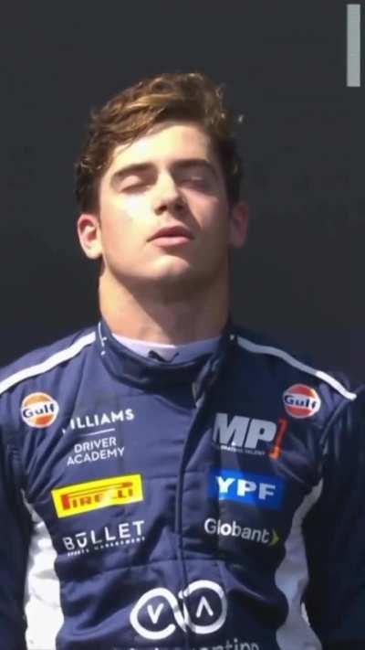 Gracias a Franco Colapinto, vuelve a sonar el himno argentino en el podio de la F2