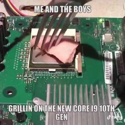 INTEL CPU OR GEORGE FOREMAN GRILL? 🤔