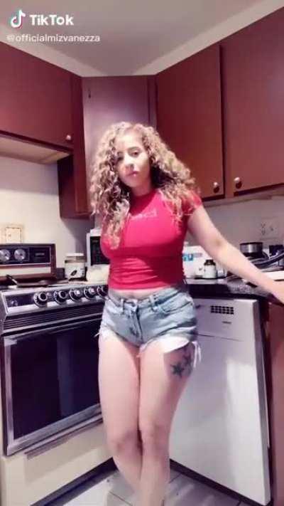 Caught looking at the booty