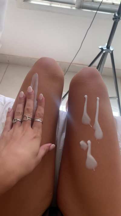 Would you lick it all like a good boy?!