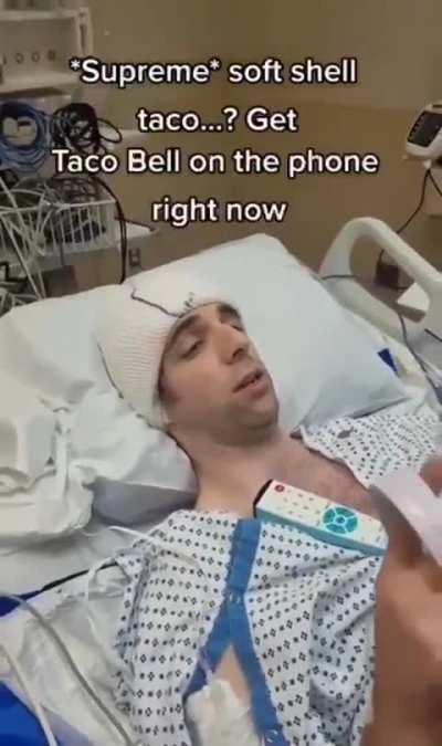 Sounds like taco bell to me baby!