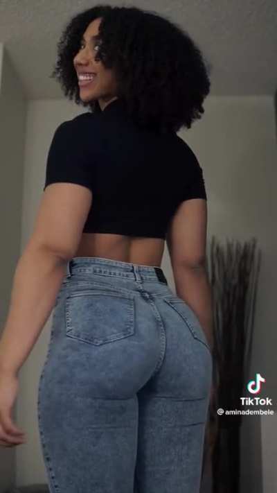 In jeans🤤