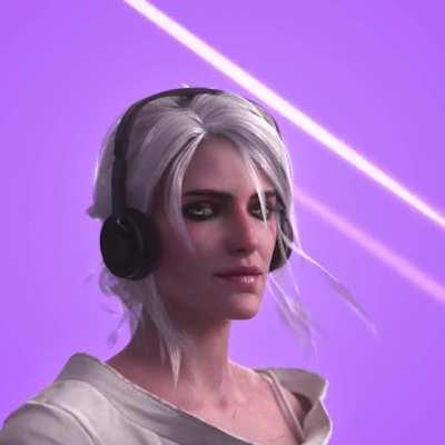 Ciri is listening to music