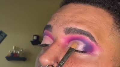 Blown Out Pink Smokey Eye for Hooded Eyes.