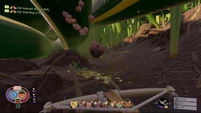 This happened on Xbox one: constipated meaty gnat
