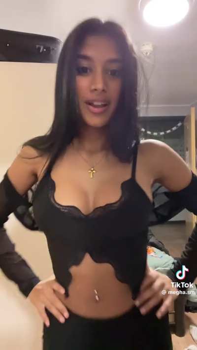 She dresses up for attention