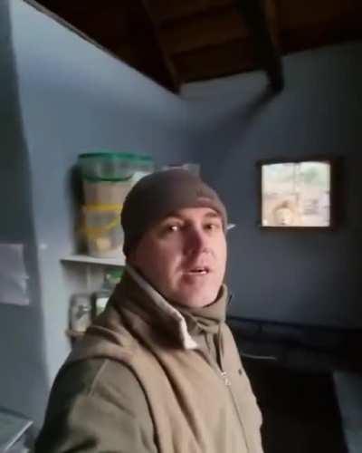 Just making a cup of joe in the wilds of South Africa