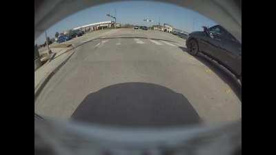 Driving the wrong way into a huge 4 way stop