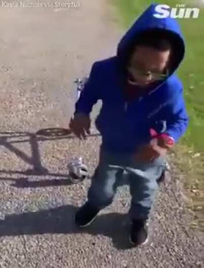 This little guy with cerebral palsy walks for the first time after surgery No excuses, just results! 💪