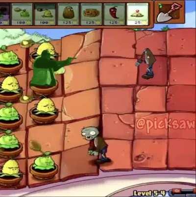 EDP445 drops a fool in PvZ