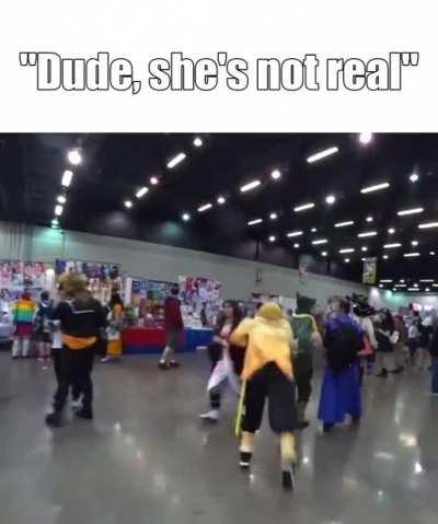 When you hear someone suddenly said: