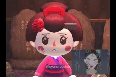 My Mulan ‘Reflection’ recreation with references to the original movie clips 🎋