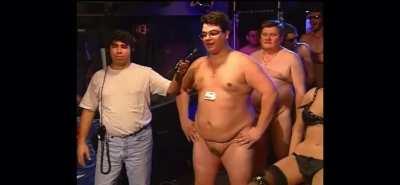 Contestant in the “World’s Smallest Penis” contest