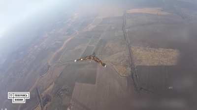 FPV drones of 46 airmobile brigade operators hit 4 ZALA. March 2025, somewhere in the airspace.