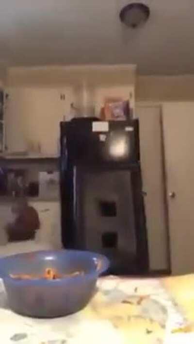 This is what happens when you cut spaghetti 🍝