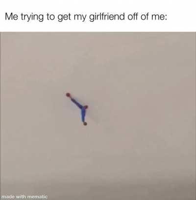 I'm just going to the bathroom!