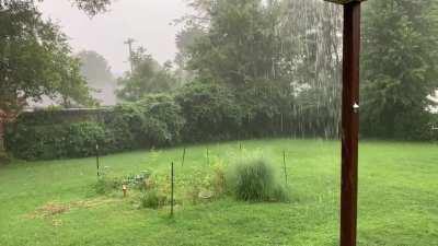 Remnants of hurricane Laura passing through Nashville yesterday