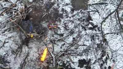 Ukrainian drone takes out russian anti-drone rifle LPD-801