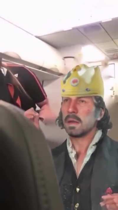 Why did Dutch do this on the plane to Tahiti?