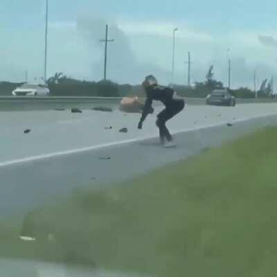 Someone’s not gonna like their new insurance premium...