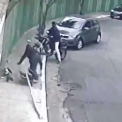 To rob a civilian...