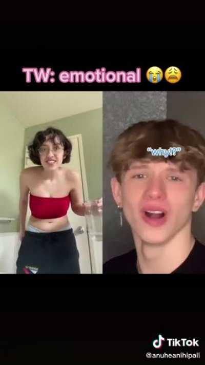 Yelling girl vs feather haired bro. FIGHT!!!!