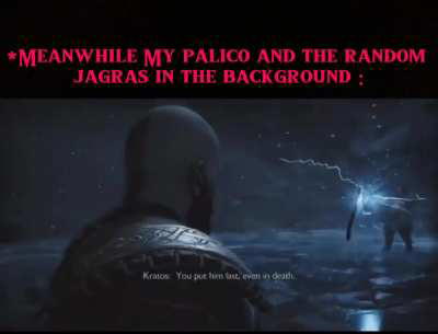 Palico is canonically the most badass character in mh universe 