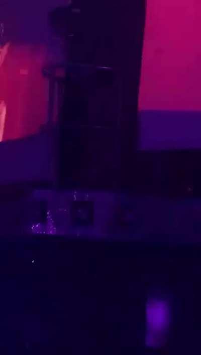 Surprise upskirt airblast