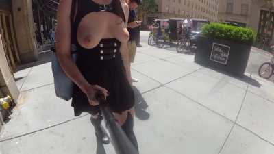 Hitting the city in my witchy best!