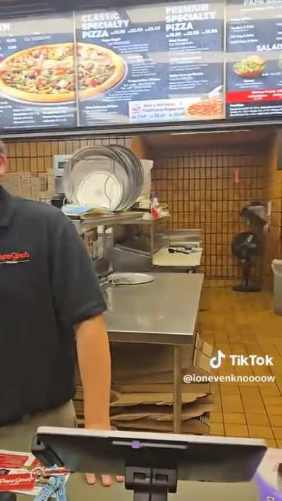 Fast food employees prank their friend with a fake last minute customer